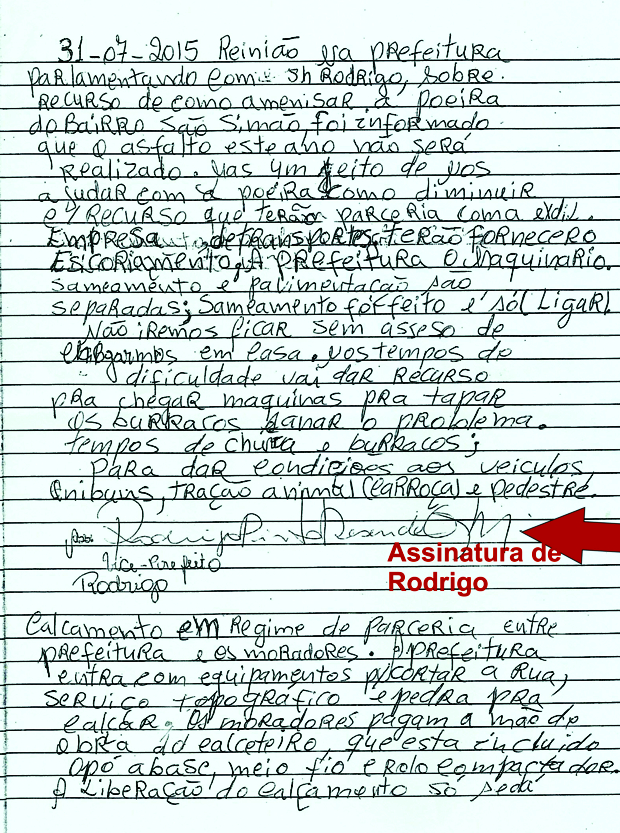QUAL O OBJETIVO DA ASSINATURA DO VICE-PREFEITO NESTA ATA ??